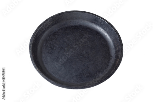 Cast iron frying pan without handle