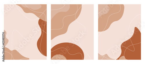 Modern fluid background invitation