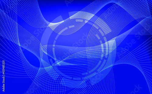 Abstract technology blue background