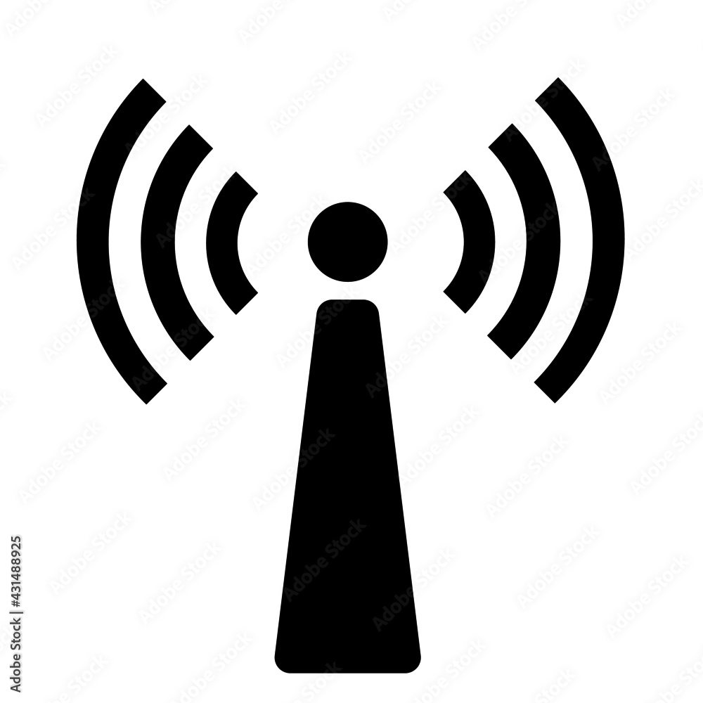 High level radio frequency area sign, No trespassing High level radio frequency area sign, No trespassing