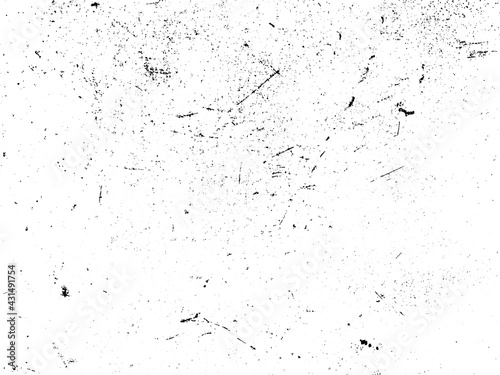 Rusty and scratched iron texture. Rust and dirt overlay black and white texture.