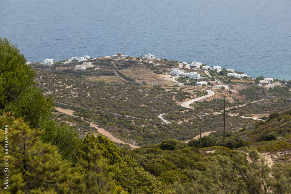 Fototapeta premium View of the Aegean Coast , Antiparos island, Greece.