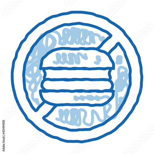 Frequent Urination Symptomp Pregnancy doodle icon hand drawn illustration