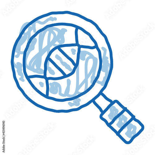 Magnifier Glass Molecule Lab Biomaterial Vector