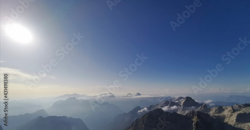 panorama of the mountains