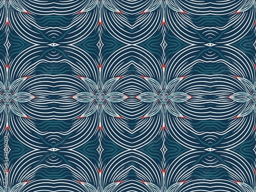 Abstract fabric print ornament texture background illustration. Abstraction fractal design background. Digital art illustration