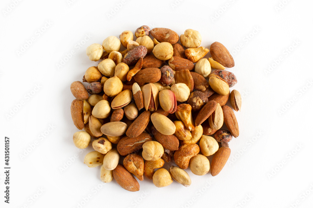 Mixed nuts. Edible, raw, organic and vegan. Mixed nuts. Edible, raw, organic and vegan.