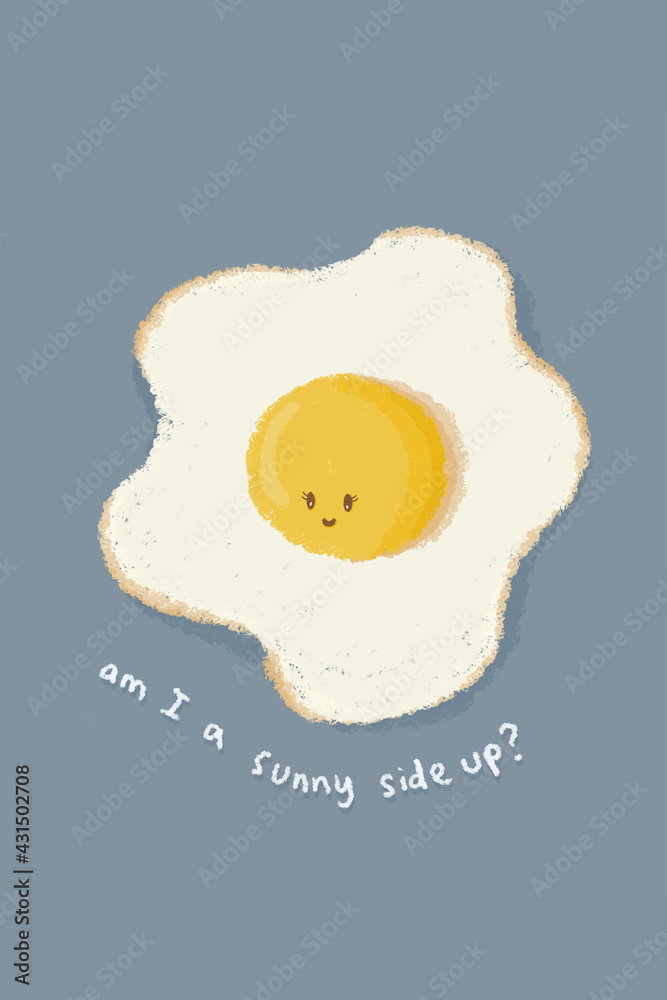 Sunny Side Up Digital Art, Wall Art, Sunny Side Up Digital Art, Wall Art,