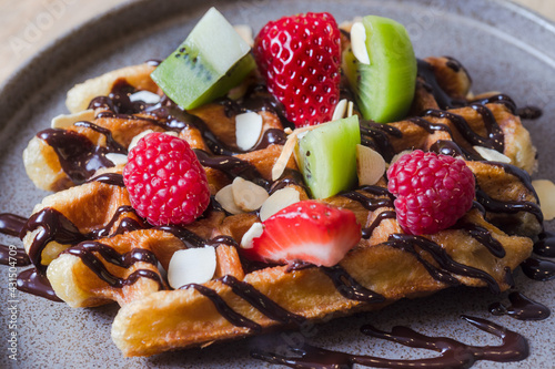 Billede på lærred gouter, gauffre,