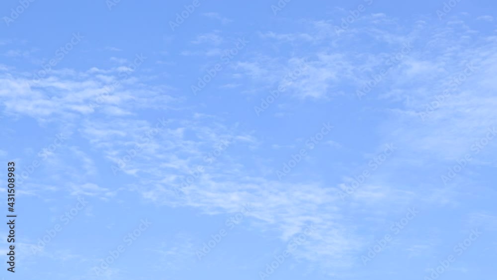 Timelapse of movement white cloud on blue sky background Timelapse of movement white cloud on blue sky background