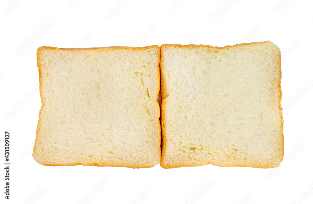 Sliced bread isolated on white background Sliced bread isolated on white background