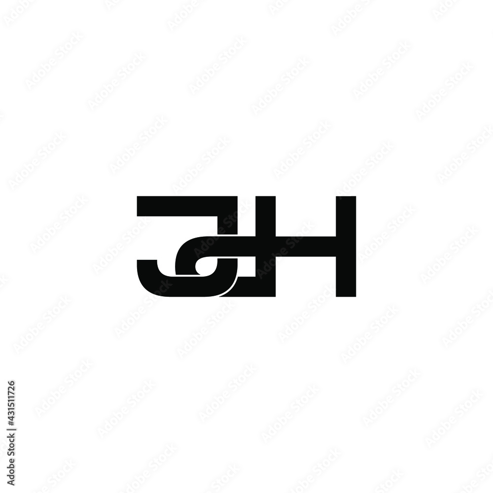 jdh letter original monogram logo design jdh letter original monogram logo design