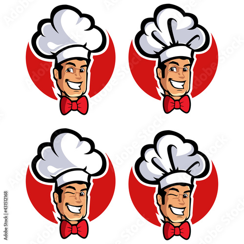 Chef head character