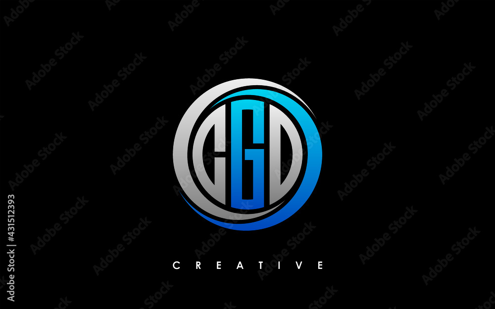 CGD Letter Initial Logo Design Template Vector Illustration CGD Letter Initial Logo Design Template Vector Illustration