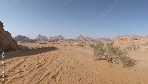 Wadi Rum in Jordan