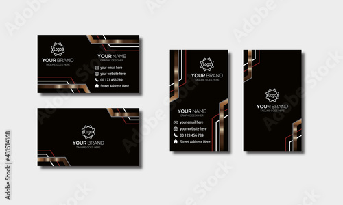 Double-sided Creative visiting card, Creative Business Card, Business Card Template, Double sided Modern Business Card Template