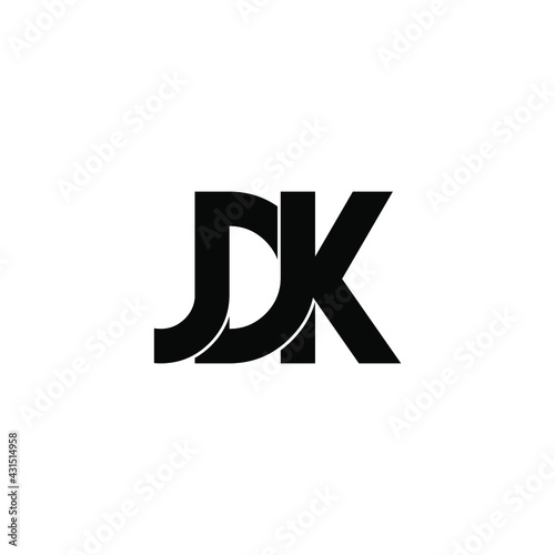 jdk letter original monogram logo design photo