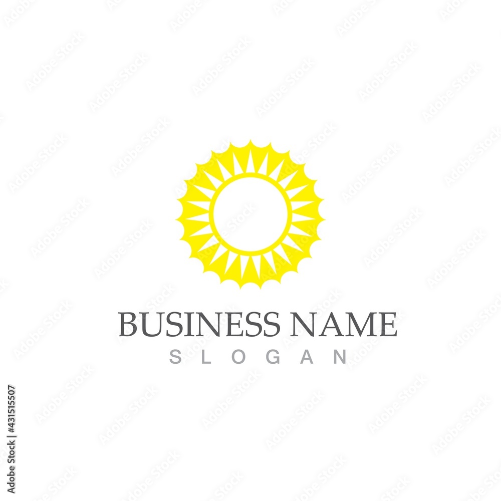 Fototapeta premium Sun Vector illustration Icon