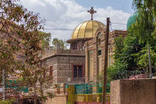 Chapel of the Tablet, allegedly house of the original Ark of the Covenant at the Church of Our Lady Mary of Zion in Axum Aksum, Tigray Region Ethiopia photo