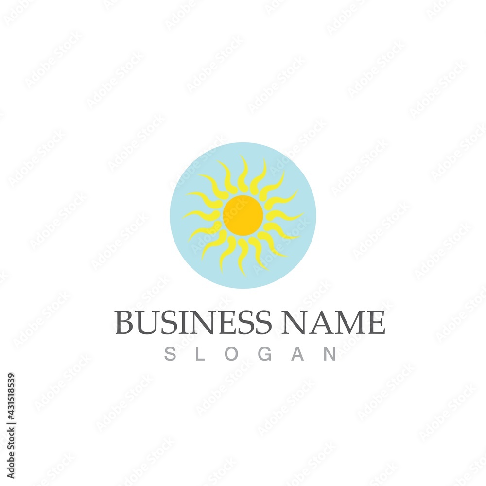 Fototapeta premium Sun Vector illustration Icon