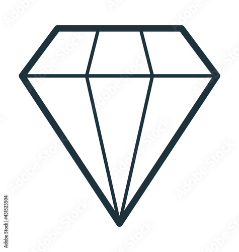 Diamond Vector Icon