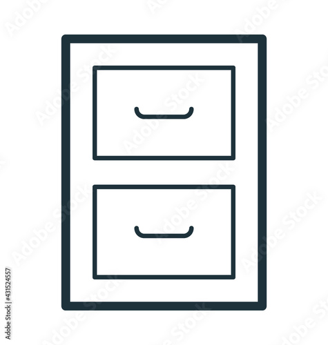 Drawers Vector Icon