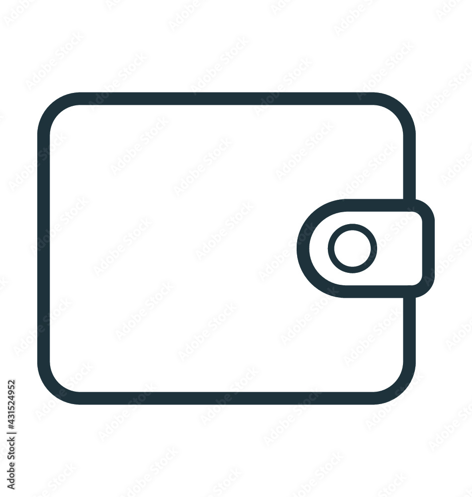 Wallet Vector Icon Wallet Vector Icon
