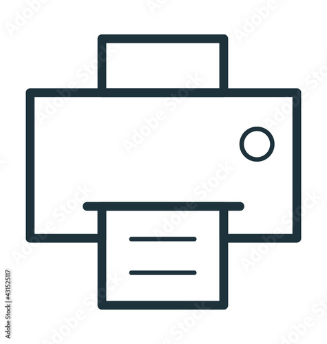Facsimile Vector Icon