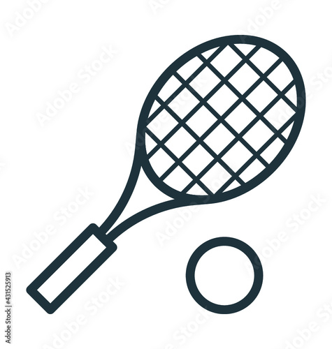 Tennis Vector Icon