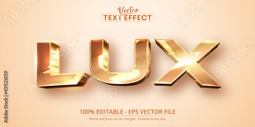 Golden text effect - shiny golden editable text style