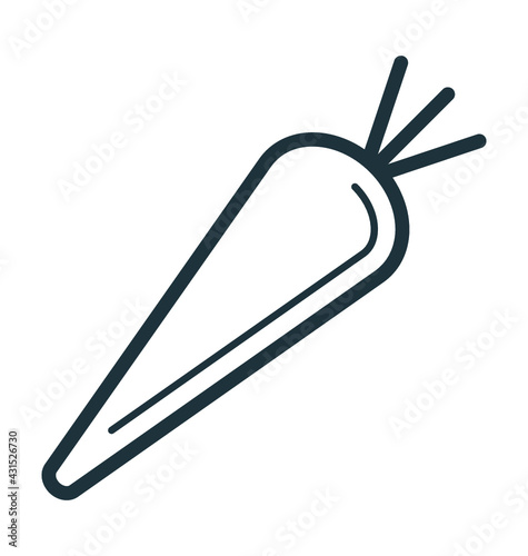 Carrot Vector Icon