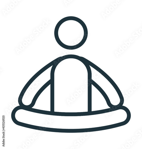 Yoga Vector Icon