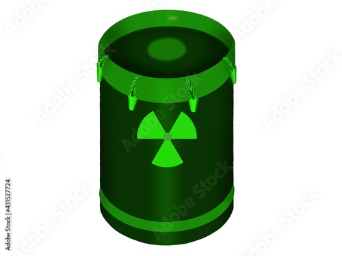 Reciclaje peligroso, un tambor luminoso
