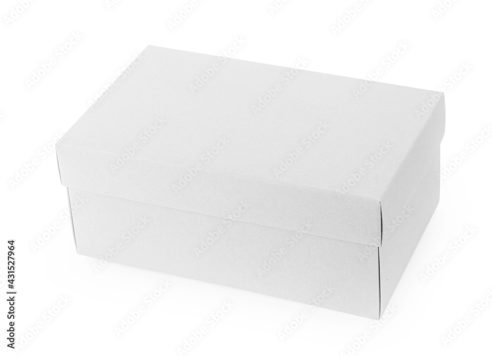 close up of a box on white background close up of a box on white background