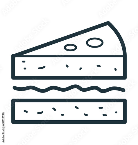 Sandwich Vector Icon