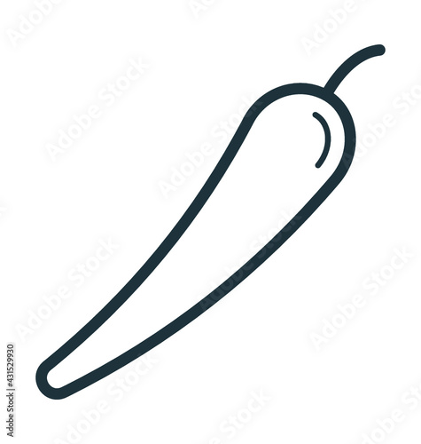 Chili Pepper Vector Icon