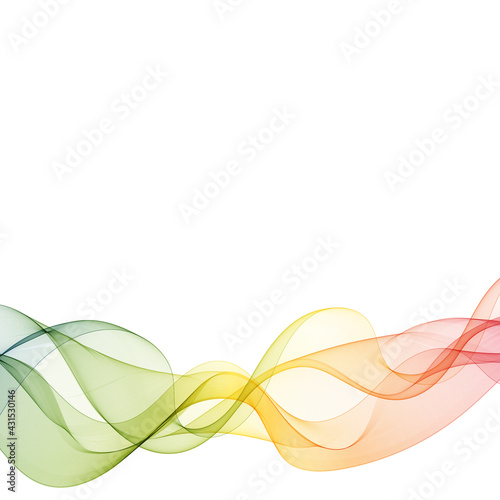 Color vector wave. Abstract background. A modern new idea for the design of brochures, magazines, billboards, products. eps 10