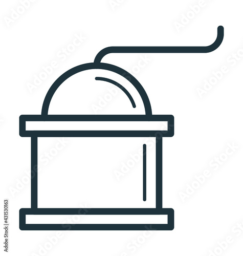 Coffee Mill Vector Icon