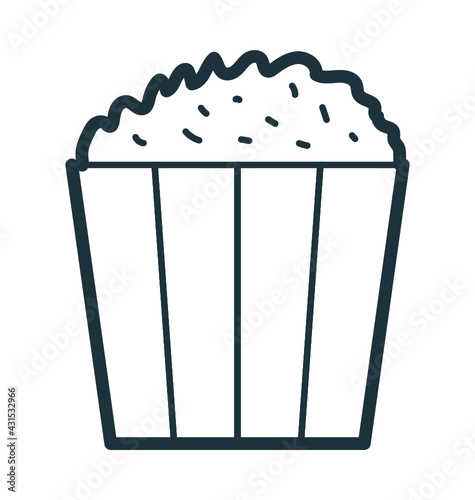 Popcorn Vector Icon