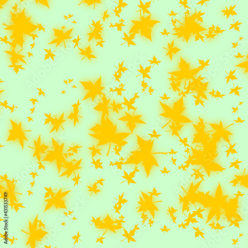seamless background with autumn leaves
