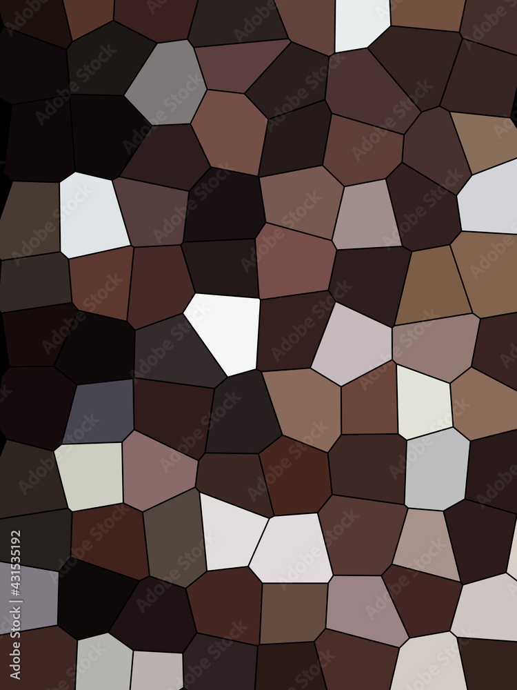Patchwork, mosaïc, illustration, shades of brown, earth colors Patchwork, mosaïc, illustration, shades of brown, earth colors