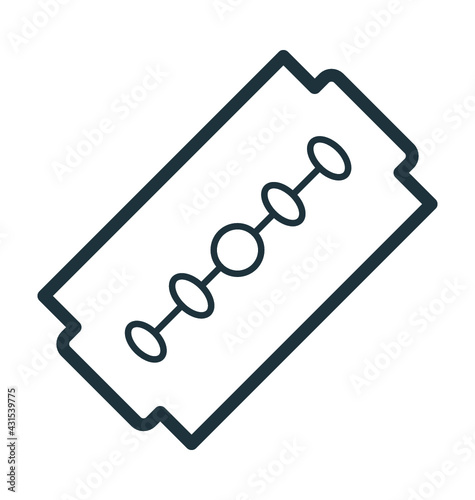 Razor Blade Vector Icon