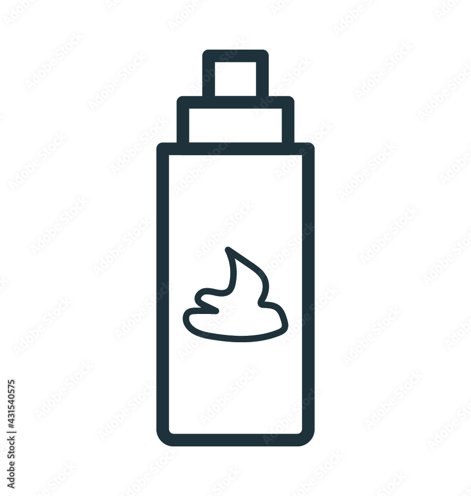 Shaving Foam Vector Icon Shaving Foam Vector Icon
