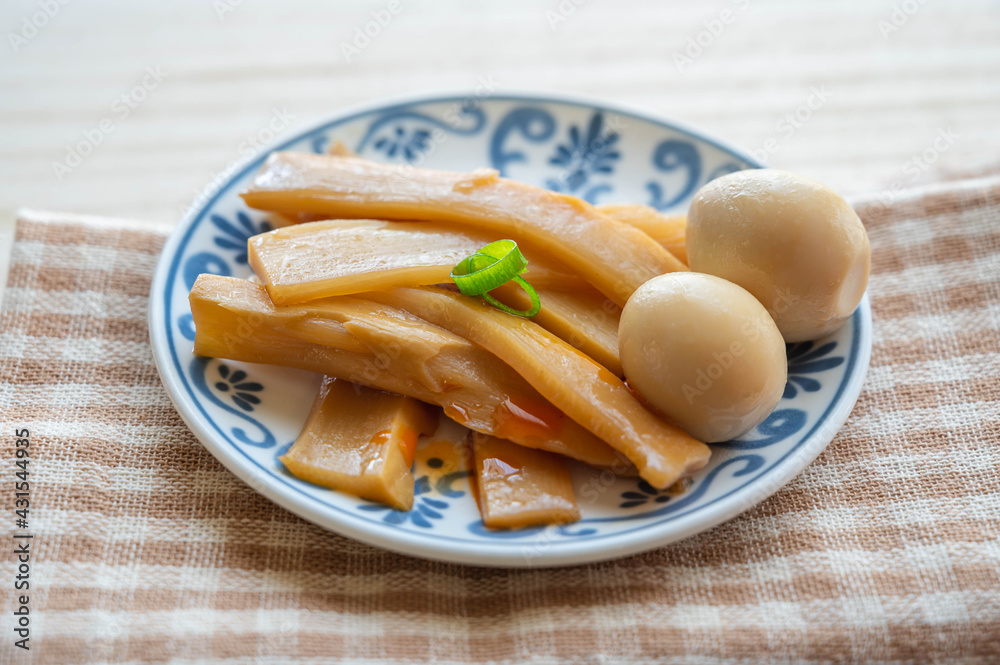 メンマとうずら卵の煮物 メンマとうずら卵の煮物