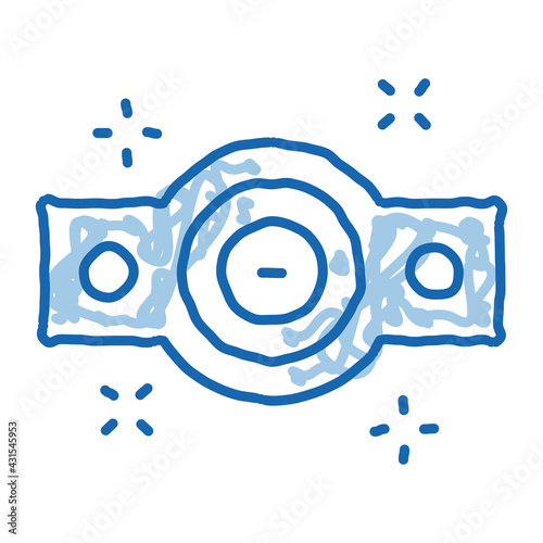 Championship Belt doodle icon hand drawn illustration
