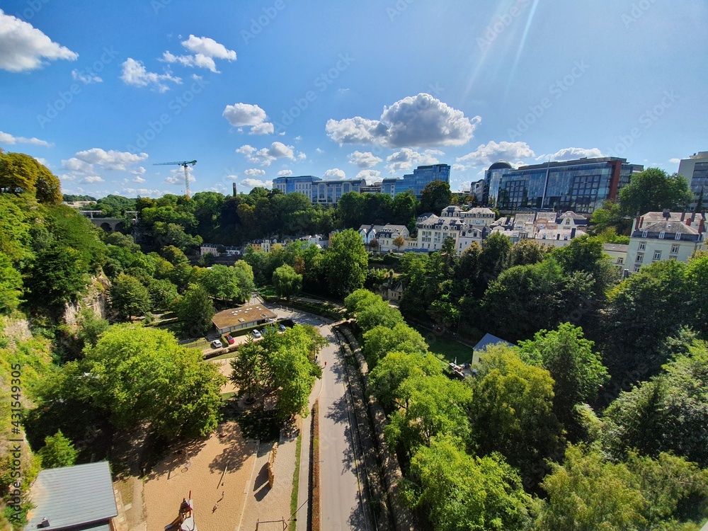 Obraz premium view of the city