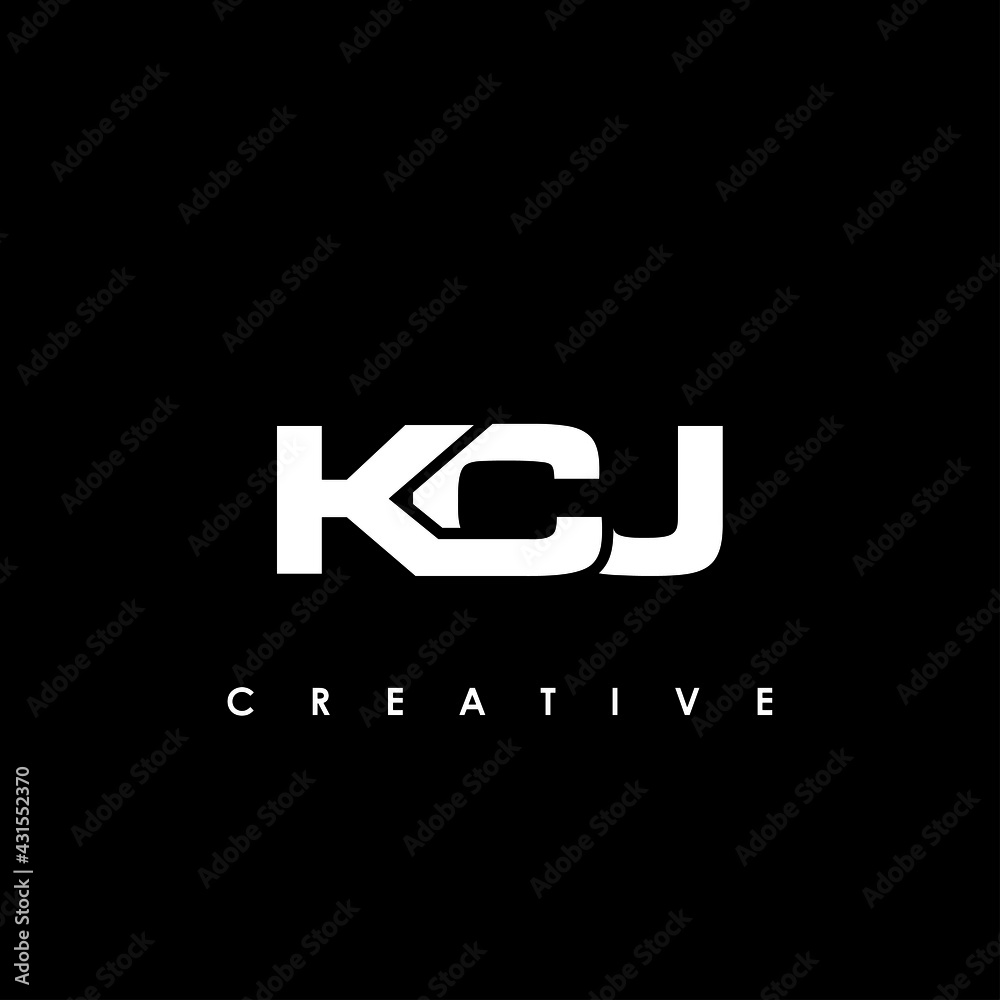 KCJ Letter Initial Logo Design Template Vector Illustration KCJ Letter Initial Logo Design Template Vector Illustration
