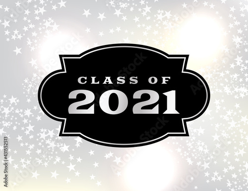Class of 2021 Badge Background Illustration