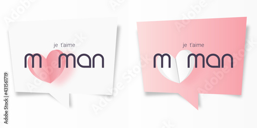 Joyeuse Fête des mères - bonne fête maman - Fête des mères - je t'aime - maman