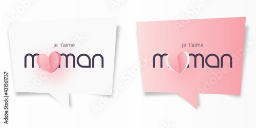 Joyeuse Fête des mères - bonne fête maman - Fête des mères - je t'aime - maman